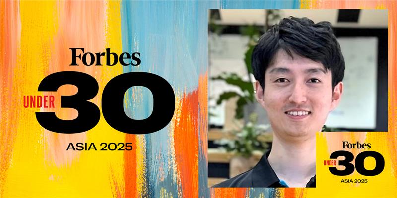 Forbes 30 Under 30 Asia 2025に、代表取締役 髙石 将輝が選出されました