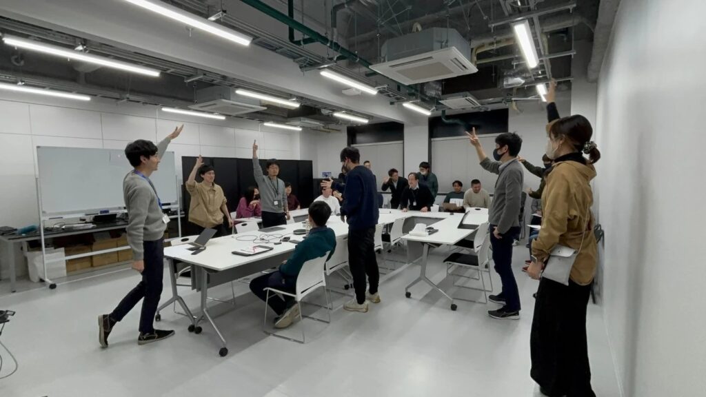 2024年表彰 じゃんけん大会の様子