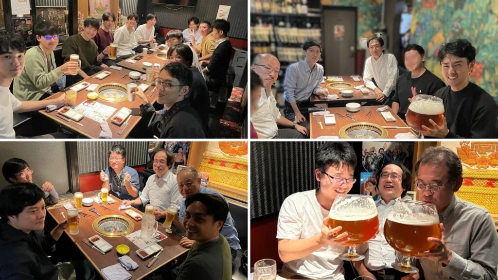 5周年祭 各テーブルでの記念撮影