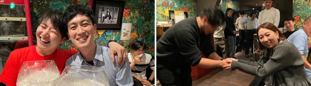 5周年祭での社員交流様子