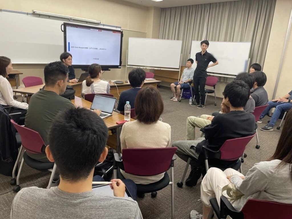 合宿中 社長からはじまりの挨拶