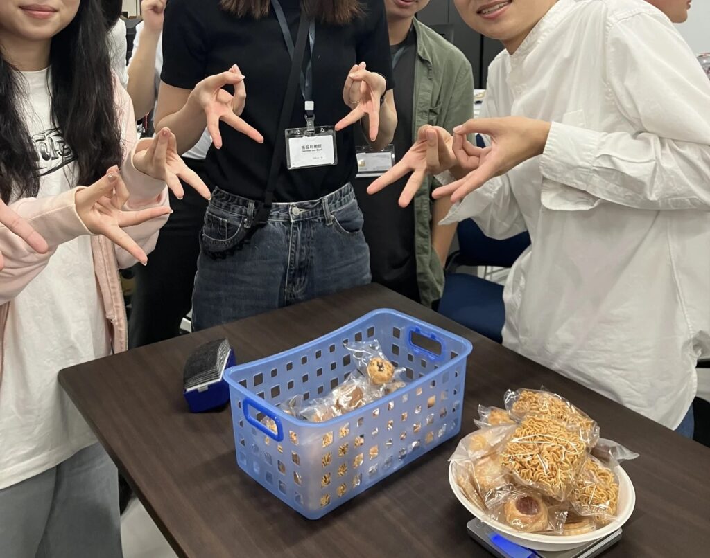 移転パーティーでのイベントの様子